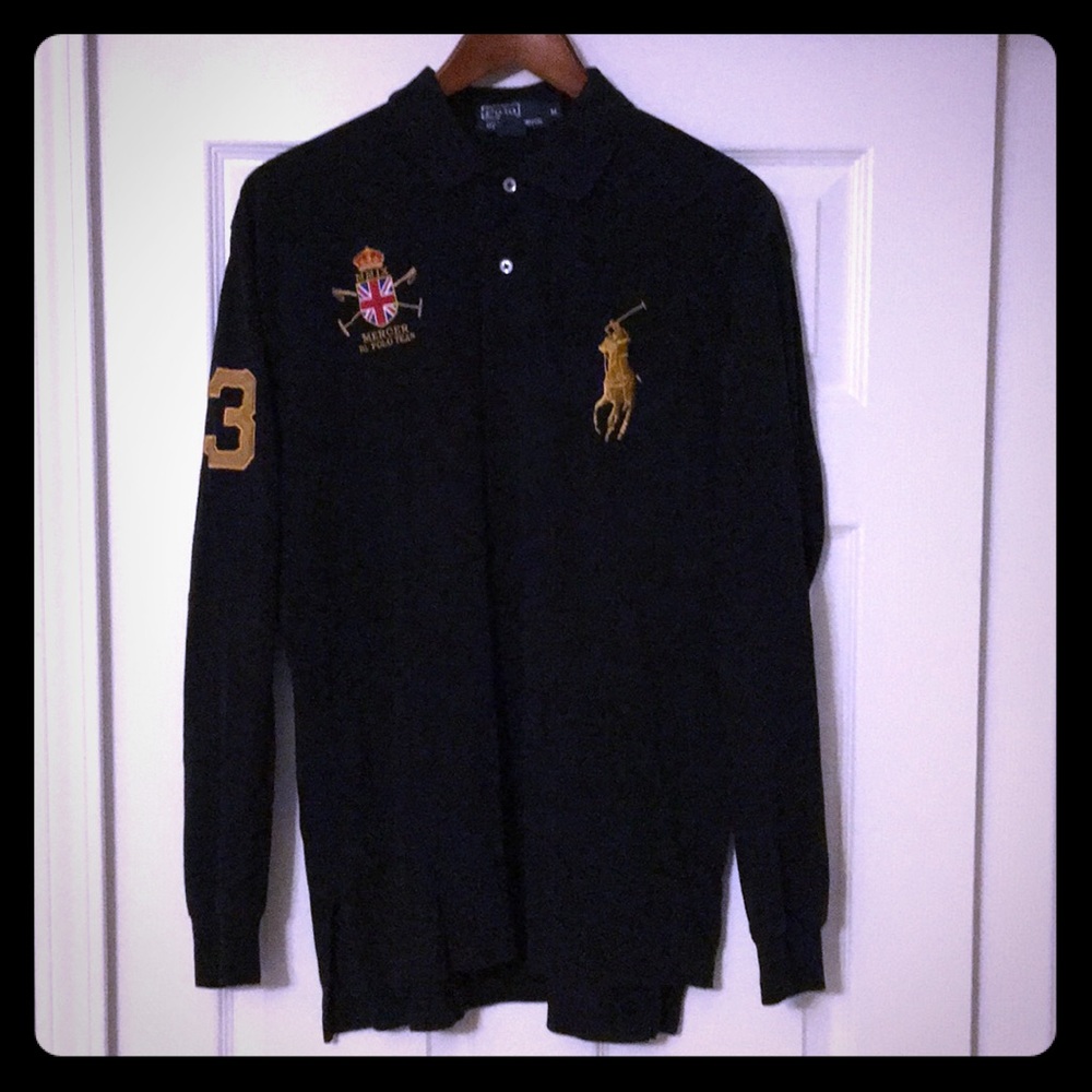 Team Polo Long Sleeve collard shirt